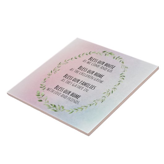 Afsluitingen voor uw huis- en gezinspijler tegeltje (Zijkant)