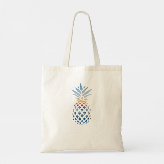 Afsluitingspartij Ananas Script Tote Bag (Achterkant)