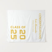 Afsluitklas 2025 Aangepaste Diploma-uitreikingsfee Wandkleed (Voorkant (horizontaal))