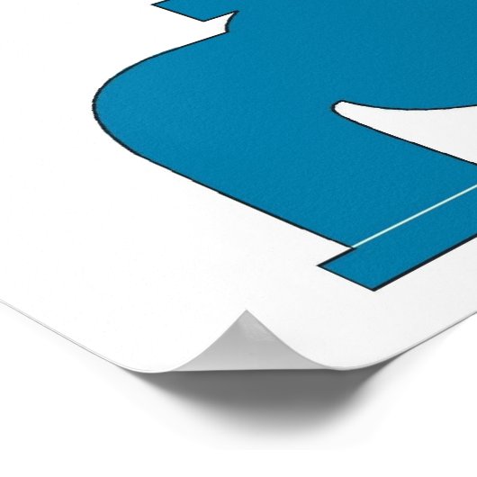 Afsluitteken voor water poster (Hoek)