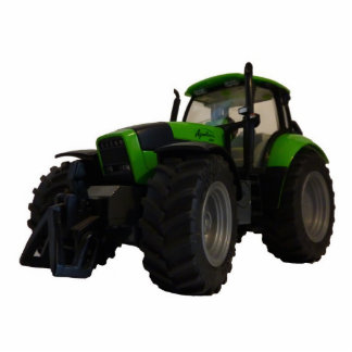 Afsnijden tractor staand fotobeeldje