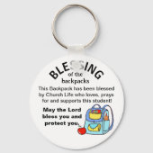 Afsnijden van de rugzakken sleutelhanger (Voorkant)