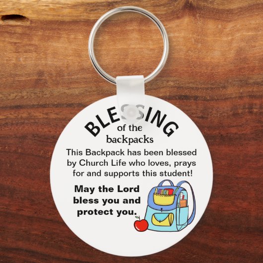 Afsnijden van de rugzakken sleutelhanger (Voorkant)