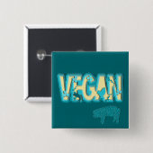 Afsnijden van veen papier vierkante button 5,1 cm (Voorkant /achterkant)