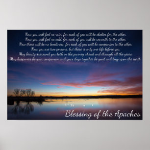 Afsnijding van de Apaches Poster