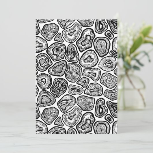 Afsnijdsels in zwart-wit (Staand voorkant)