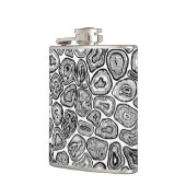 Afsnijdsels in zwart-wit heupfles (Links)