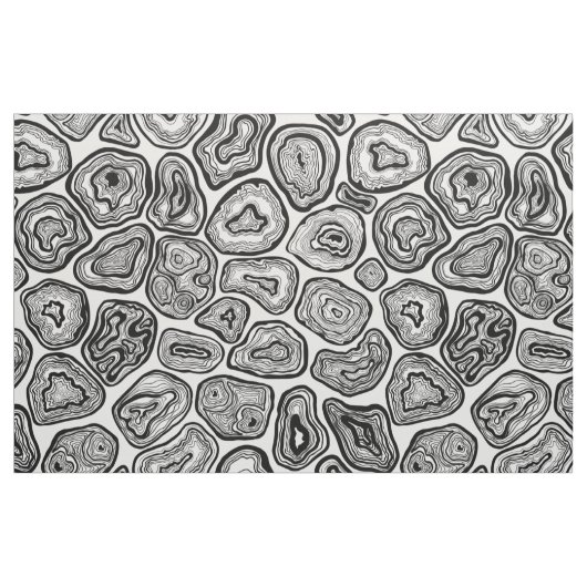 Afsnijdsels in zwart-wit stof (Fat Quarter)