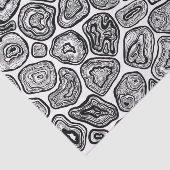 Afsnijdsels in zwart-wit tissuepapier (Detail)