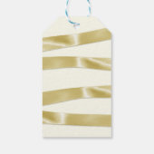 Afsnijdsels van Gouden Foto Cadeaulabel (Achterkant)