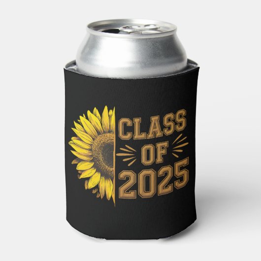 Afsoluit klas 2025 Zonnebloem Afstuderen Blikjeskoeler (Blikje Voorkant)