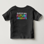 Afsoluitclass van 2042 toekomstige afgestudeerde kinder shirts (Achterkant)