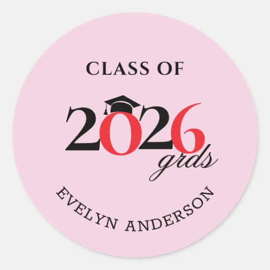 Afsoluter 2026 Hershey's Snoepgunst Ronde Sticker (Voorkant)