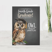 Afsoluteren van de 4e klas, OWL Wees altijd trots Kaart (Voorkant)
