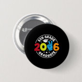 Afsoluterend 5e klas 2026 afstudeerjaar ronde button 5,7 cm (Voorkant /achterkant)