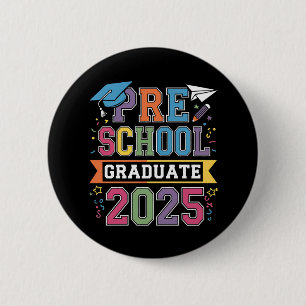 Afsoluterend kleuteronderwijs 2025 Afstuderen Pre  Ronde Button 5,7 Cm