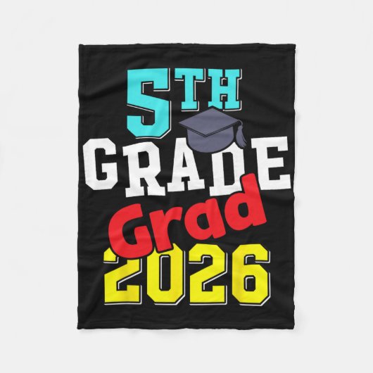 Afsoluterend leerling 5e klas basisschool 2026 fleece deken (Voorkant)