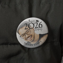 Afsoluterende van de klas van 2026 | Foto afstuder Ronde Button 3,2 Cm