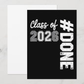AFSOLUTUUT Afstudeerklasse 2026 Afstuderen 26 Trot Kaart (Voorkant / Achterkant)