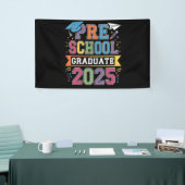 Afsolvent peuterspeelzaal 2025 Afstuderen Pre K Sc Spandoek (Beurs)