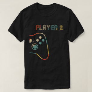 Afspeelapparaat voor gamer Couple Player 1 Player  T-shirt