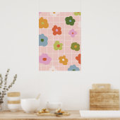 Afspeelbaar gevriesdroogde vlecht met aanbiedingen poster (Keuken)