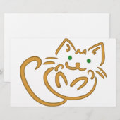 Afspeelbaar Kat Briefpapier (Voorkant / Achterkant)