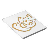 Afspeelbaar Kat Notitieblok (Schuin)