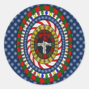Afspeelbaar Kerst sticker