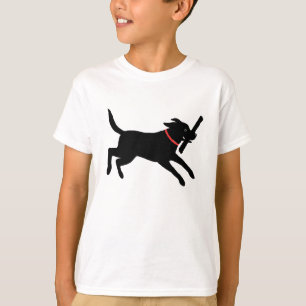 Afspeelbaar labrador Retriever Dog Black Lab T-shirt