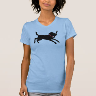 Afspeelbaar labrador Retriever Dog Black Lab T-shirt