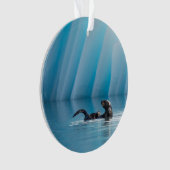 Afspeelbaar Zee Otter Ornament (voorkant)