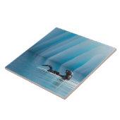Afspeelbaar Zee Otter Tegeltje (Zijkant)