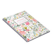 Afspeelbare bloemen - Aangepaste laptop Notitieboek (Rechterzijde)