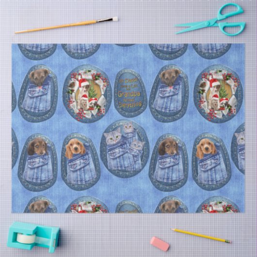 Afspeelbare cadeaus knippen en naaien tissuepapier (Craft)