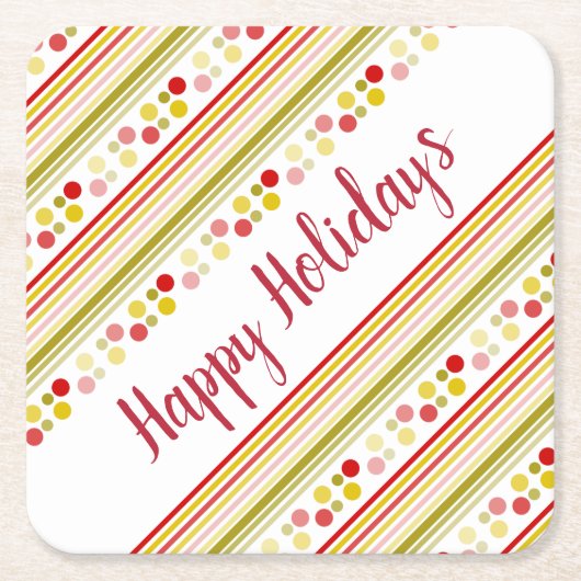 Afspeelbare en kleurrijke ontwerper kartonnen onderzetters (Voorkant)