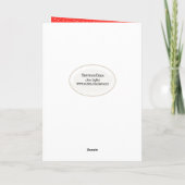 afspeelbare kat voor 61ste verjaardagskaart kaart (Achterkant)