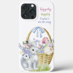 Afspeelbare lentespaasmandje bunny pastal Floral 2 Case-Mate iPhone Case