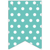 Afspeelbare poka Dot Custom Photo Collage Dorm Roo Vlaggetjes (Eerste vlag)