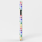 Afspeelbare regenboogpoka Dots gepersonaliseerd mo Case-Mate iPhone Case (Achterkant/rechts)