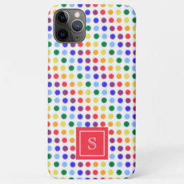 Afspeelbare regenboogpoka Dots gepersonaliseerd mo Case-Mate iPhone Case