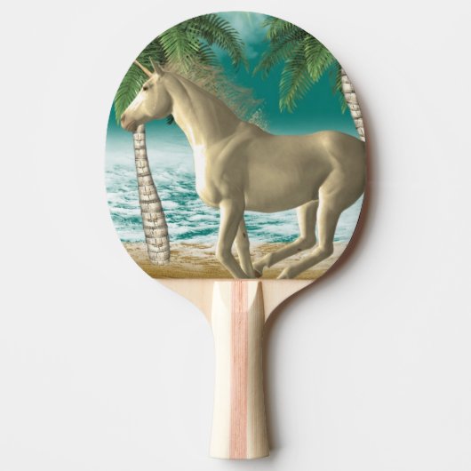 Afspeelbare Unicorn Tafeltennisbatje (Voorkant)