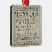 Afspeelbrief adverteren prestaties metalen ornament (Rechts)