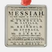 Afspeelbrief adverteren prestaties metalen ornament (Voorkant)