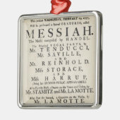 Afspeelbrief adverteren prestaties metalen ornament (Links)