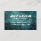 Afspeeldatum Blauwgroen Kaart afspeeldatum afspeel Contactkaartje (Achterkant)