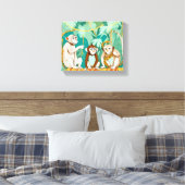 Afspeeldatum Canvas Afdruk (Insitu (Slaapkamer))