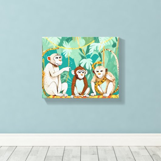 Afspeeldatum Canvas Afdruk (Insitu (Houten vloer))