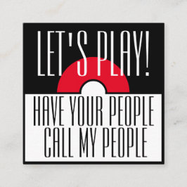 Afspeeldatum van Fun Child Vierkante Visitekaartje