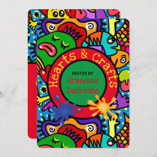 Afspeeldatum voor ambachten kaart (Voorkant / Achterkant)